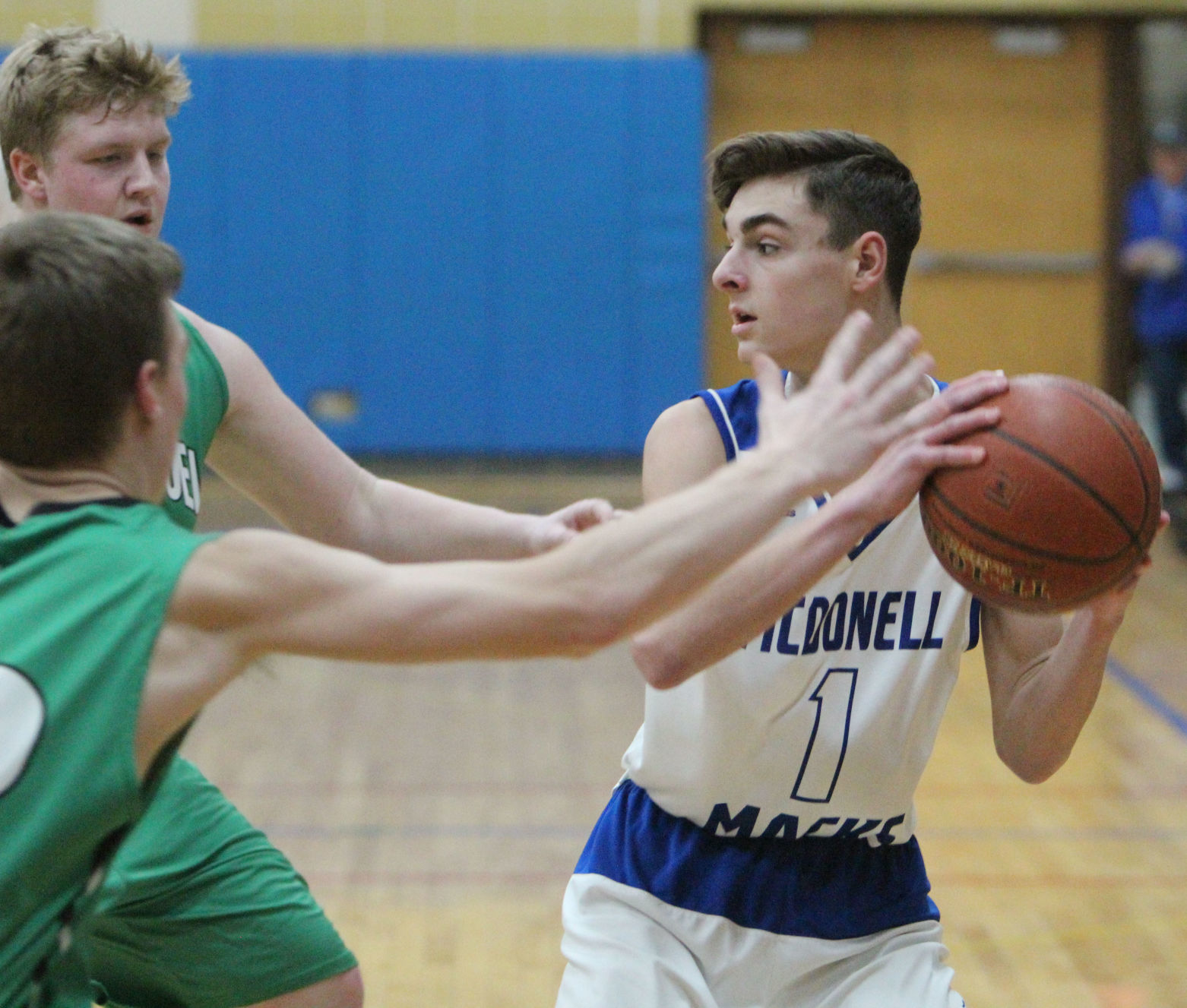Eau Claire Immanuel at McDonell boys basketball 3-2-18